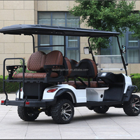 Voiturette de golf électrique abordable 3-4 places à vendre, 48V Lithium, personnalisée, confortable, 4 sièges