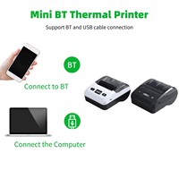 Imprimante d'étiquettes thermiques portable haute vitesse, impression 5 ips pour une exécution efficace des commandes