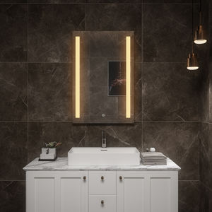 Espejo de Baño Inteligente Arqueado con Retroiluminación LED y Control Táctil Antivaho - Product Image 3