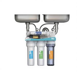 Système de filtration d'eau RO à 5 étages, plastique léger, manuel, sous l'évier, portable, purification de l'eau pour usage domestique et extérieur - Product Image 4