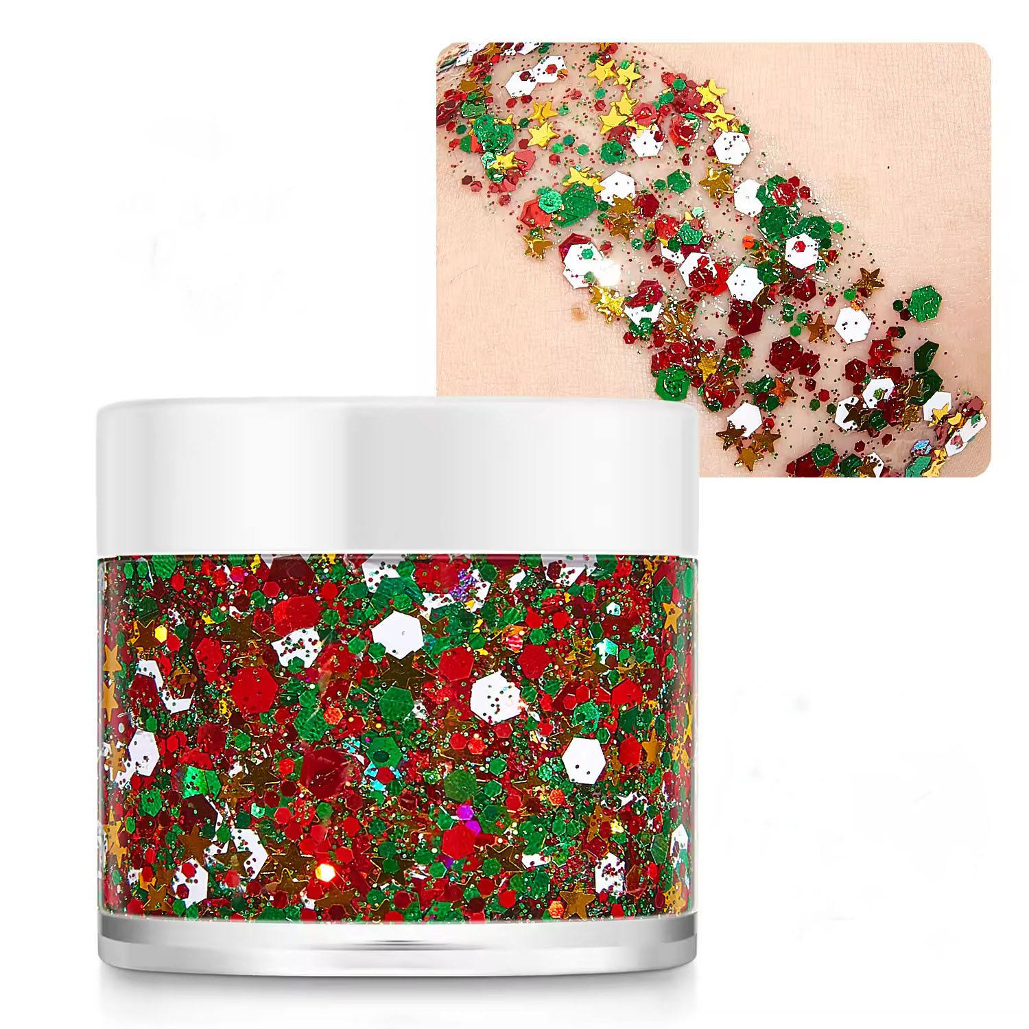 พวงหรีดเกล็ดหิมะเบอร์รี่สีแดง