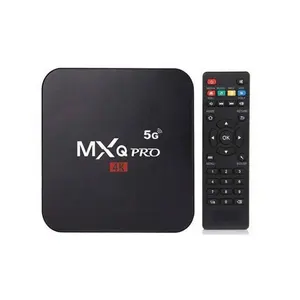 Cheapest set top box tv digital ip tv Arabic streaming MXQ PRO 4G 32GB 5G 128GB Android 11 4K smart tv box from China