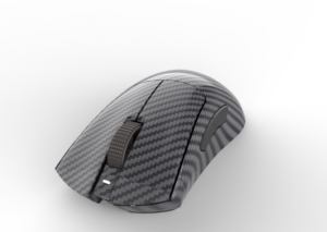 Boîtier de souris en fibre de carbone 3K SHENYU, moulé sur mesure pour souris de jeu sans fil - Product Image 5
