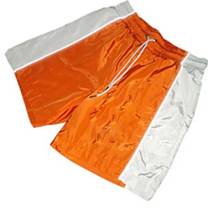 Conjunto Deportivo Unisex Naranja y Blanco con Bloques de Color, Chaqueta con Cremallera de Manga Larga, Pantalones Cortos, Secado Rápido, Ropa Deportiva de Verano - Product Image 2