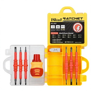 JNT 14 In 1 Ratchet <b>Screwdriver</b> Set Multipurpose Torx Bit Anti Slip Handle For Diy Repair Tools - Product Image 1