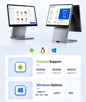 Système de point de vente Android 15,6 pouces, écran tactile ultra-fin RK3576, terminal commercial, équipement de facturation, solution de commande pour la vente au détail