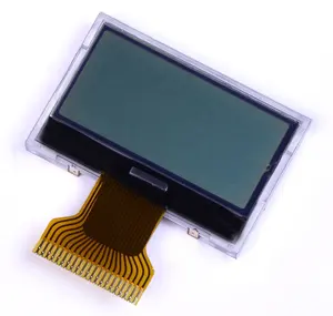 Lcd Module FSTN Negative Lcd Module Composite With 1 Inch Size JHD12864-G08BTW-BW-3
