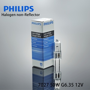 Ampoule halogène <span class=keywords><strong>Philips</strong></span> sans réflecteur 7027 <span class=keywords><strong>50W</strong></span> G6.35 12V pour microscopes, endoscopes, éclairage médical - Product Image 3