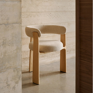 Silla de Comedor de Diseño Moderno JP, Madera Maciza de Fresno, Color Personalizable, Tapicería, Silla de Descanso, Muebles para el Hogar - Product Image 4