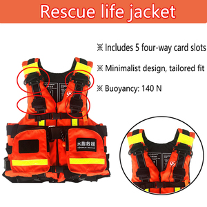 Equipo de rescate de emergencia marina, chaleco salvavidas de trabajo de la mejor calidad, ISO12402-4 - Product Image 2