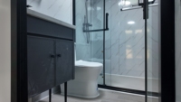 Maison conteneur extensible CNZL 2 chambres, préfabriquée en acier, modulaire, avec salle de bain, cuisine, panneaux solaires, toit plat, prix bas, en promotion, moderne