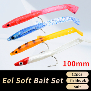 Afishlure di anguilla di sabbia in plastica morbida esche da Pesca Set 10cm 3.7g <span class=keywords><strong>esca</strong></span> di Pesca di 12 pz/scatola <span class=keywords><strong>per</strong></span> esche di mare esche morbide <span class=keywords><strong>per</strong></span> la Pesca di <span class=keywords><strong>anguille</strong></span> - Product Image 3