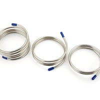 Tube d'échangeur de chaleur en acier inoxydable sans soudure industriel 304/316