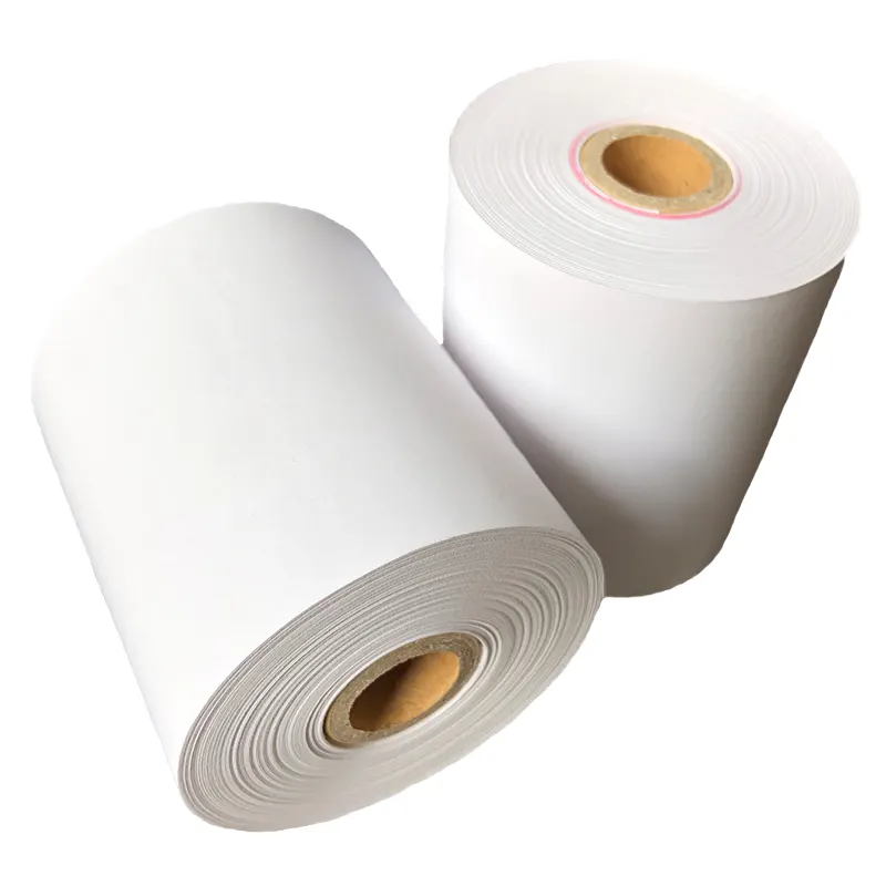 ATM Thermopapier rolle mit Druck Single OEM Registrier kassen papier 70 Thermo 80x80 Bpa Kostenloses Thermopapier Jumbo Rolls POS 80M