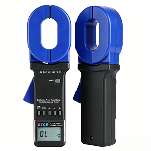 Tester di Resistenza di <span class=keywords><strong>Terra</strong></span> a Pinza Antideflagrante ETCR2000B+ 0.01-1200ohm per Misurazione di Resistenza di <span class=keywords><strong>Terra</strong></span> e di Circuito - Product Image 1
