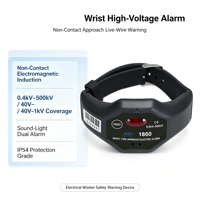 Testeur d'alarme électrique sans contact 50/60Hz, alarme acousto-optique, protection IP54, précision de 1% pour la ligne d'alimentation des armoires de distribution