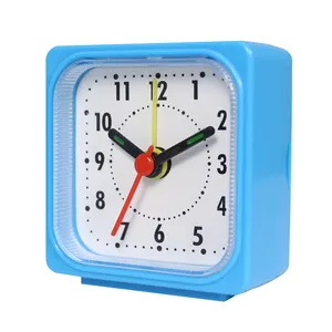 Customizable color best-selling refined table clock square with timed BB sound wake-up function practical clock on the table
