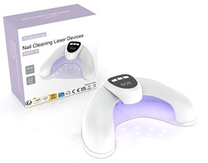 Séchoir à ongles intelligent à double source lumineuse anti-points noirs, lampe à ongles sans fil en forme de U à séchage rapide - Product Image 1