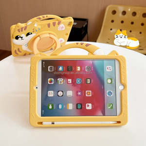Funda Protectora de Silicona 3D con Diseño de Gato Divertido para iPad 10 10.<span class=keywords><strong>9</strong></span> Pulgadas 2022, Funda Antigolpes para Tablet A16 <span class=keywords><strong>Pad</strong></span> 11, Diseño de Dibujos Animados - Product Image 4