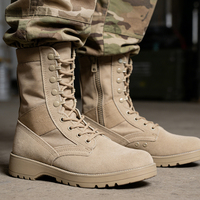 Bottes d'extérieur mi-hautes; bottes tactiques décontractées noires; chaussures de randonnée; bottes de montagne confortables et respirantes.