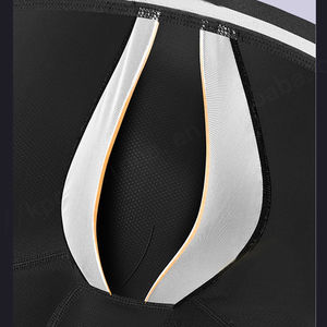 Venta al por mayor de calzoncillos de hombre con logotipo personalizado y bolsa de pelota bóxer de gimnasio calzoncillos de malla sólida transpirable de secado rápido para hombres ropa interior bóxer deportiva - Product Image 2