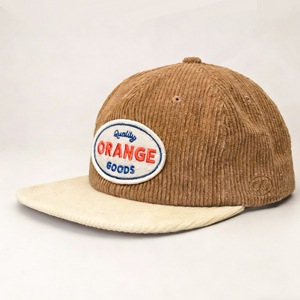 Gorra de Béisbol Unisex Oxford Deportiva con Estampado de <span class=keywords><strong>Vaca</strong></span>, Visera Plana de 6 Paneles, Logotipo Bordado Personalizado, Cierre a Presión, Sin Estructura, de Pana - Product Image 2