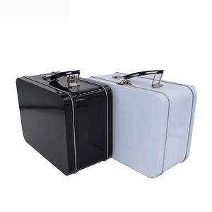 高速船ポータブル子供用缶缶ハンドルロックヒンジ付きブランク子供用金属製ランチボックス - Product Image 3