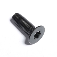 Vis de machine à tête fraisée Torx CSK en acier noir de grade 10.9, six lobes, M1.6 M2 M2.5 M3 M4 M5 M6 M8