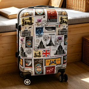 Ensemble de bagages PC de luxe moderne avec logo personnalisé, <span class=keywords><strong>3</strong></span> pièces, valise à roulettes légère et durable, coque rigide pour les voyages en avion - Product Image 2