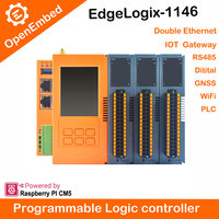 Controlador de Programación PLC OpenEmbed Raspberry Pi CM5 EdgeLogix-1146, Controles Industriales, RS485, RS232, Ethernet, 1 Año de Garantía