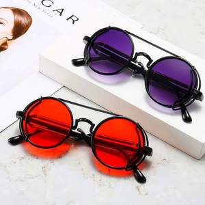 Gafas de Sol Redondas Steampunk Góticas Punk Retro de Moda para Hombre y Mujer, Gran Venta - Product Image 2