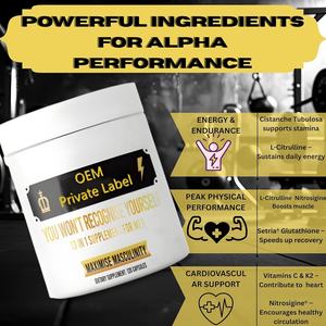 Großhandel für männliche Nahrungs ergänzungs mittel 13-in-1-King-Maker-Kapseln mit Magnesium-Vitamin-D3-Ergänzung zur Energie unterstützung und Muskel regeneration - Product Image 3