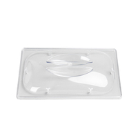 Couvercle de joint en plastique PP translucide 1/1 1/3 couvercle de casserole alimentaire Gastronorm couvercle de conteneur en polypropylène GN pour hôtels et restaurants