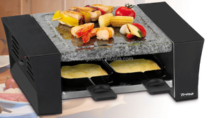 Grill électrique sans fumée pour 4 personnes avec plaque de cuisson en pierre chaude - Product Image 4