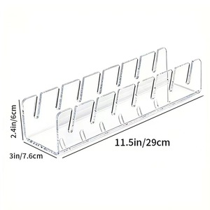 Clothing Organizer Storage Rack 11.5in/29cm Transparent For Desk Wardrobe <b>Hat</b> Cap <b>Display</b> - Product Image 1