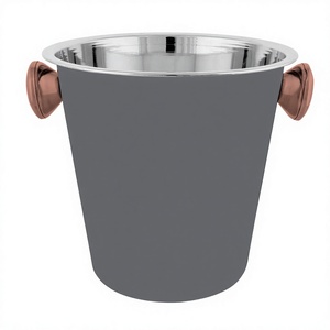 Stylish CLASSIC Design Printed Stainless Steel Wine Bucket Designer Metal Wine Bucket - Product Image 1