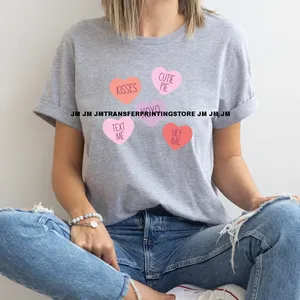 สติ๊กเกอร์ลายฉลุ DTF สำหรับเสื้อฮู้ดดี้ ลายคู่รักวันวาเลนไทน์ สไตล์ชิคาโน่ โอ๊ลด์สคูล โชโล่ รักกันตลอดไป ฉันจะเป็นคนของคุณได้ - Product Image 4