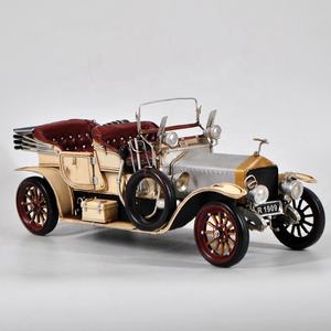 1909 Silver Ghost 1:12-Maßstab Handgefertigtes Metallmodell Klassisches Oldtimer-Auto Antike Heimdekoration Kunst Sammlerstück Geschenk - Product Image 2