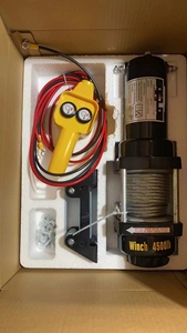 4500Lbs באיכות גבוהה 12v 24v 48v 48v להניף חשמלי קטן להתכופף סירה פלדה 12 מ 'גובה הרמה המרבי מנוף משאית - Product Image 3