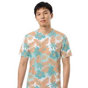 Custom OEM ODM Breathable Four-Way Stretch Sweat-Wicking Quick Dry Spandex/Polyester Sublimation Printed Seamless Regular Fit - Product Image 1