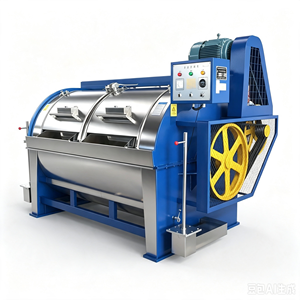 250kg Electric Semi-Automatic Industrial Washing Machine with Stainless Steel Steam Heat Technology for Hotel Commercial Laundry