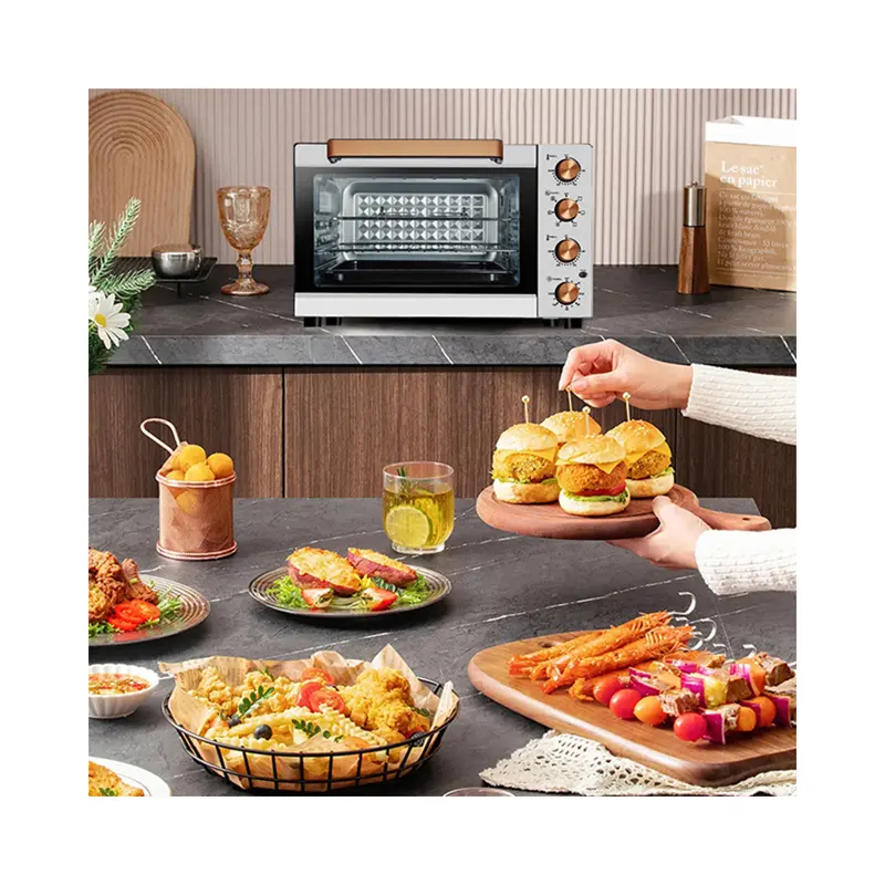 OEM ODM Four grille-pain de cuisson électrique commercial Appareil de cuisine ménager Four électrique multifonctionnel