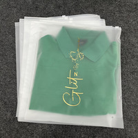 Sacs d'emballage en plastique givré à fermeture éclair imprimés sur mesure pour vêtements, sac d'emballage pour maillots de bain, t-shirts et bikinis