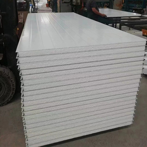 Panel <span class=keywords><strong>de</strong></span> pared tipo sándwich <span class=keywords><strong>de</strong></span> espuma EPS con <span class=keywords><strong>cubierta</strong></span> <span class=keywords><strong>de</strong></span> chapa <span class=keywords><strong>de</strong></span> acero para casas modulares y techos <span class=keywords><strong>de</strong></span> edificios prefabricados - Product Image 1