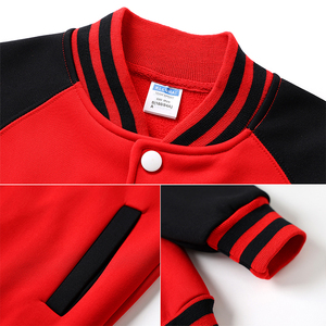 Primavera otoño nueva moda chaquetas de béisbol cuello alto sudaderas deportivas con forro polar para hombres - Product Image 2