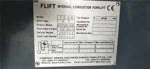 3.5ton המלגזה דיזל עם 3 מטר גובה ההרמה הילוכים אוטומטי למכירה - Product Image 3