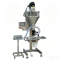 Machine de remplissage semi-automatique à vis sans fin de qualité alimentaire, équipement de dosage de haute précision pour poudres d'épices et de céréales