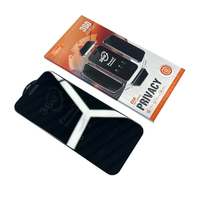 Protection d'écran 3D en verre trempé HD 9H anti-espion 360°, antistatique ESD et anti-traces de doigts pour iPhone 17 / 17 Pro