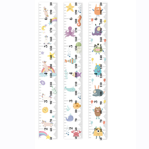 Trẻ em tăng trưởng biểu đồ có thể tháo rời tường Băng gỗ khung vải vải Chiều cao đo lường Cai Trị - Product Image 5