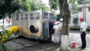 Kingfit Refroidisseur de stockage de céréales portable écologique avec refroidissement et chauffage par compresseur, ventilation, contrôle PLC, haute productivité - Product Image 3